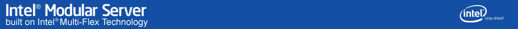 Intel Modular Server banner